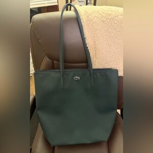 Lacoste Dark Green Tote Bag
